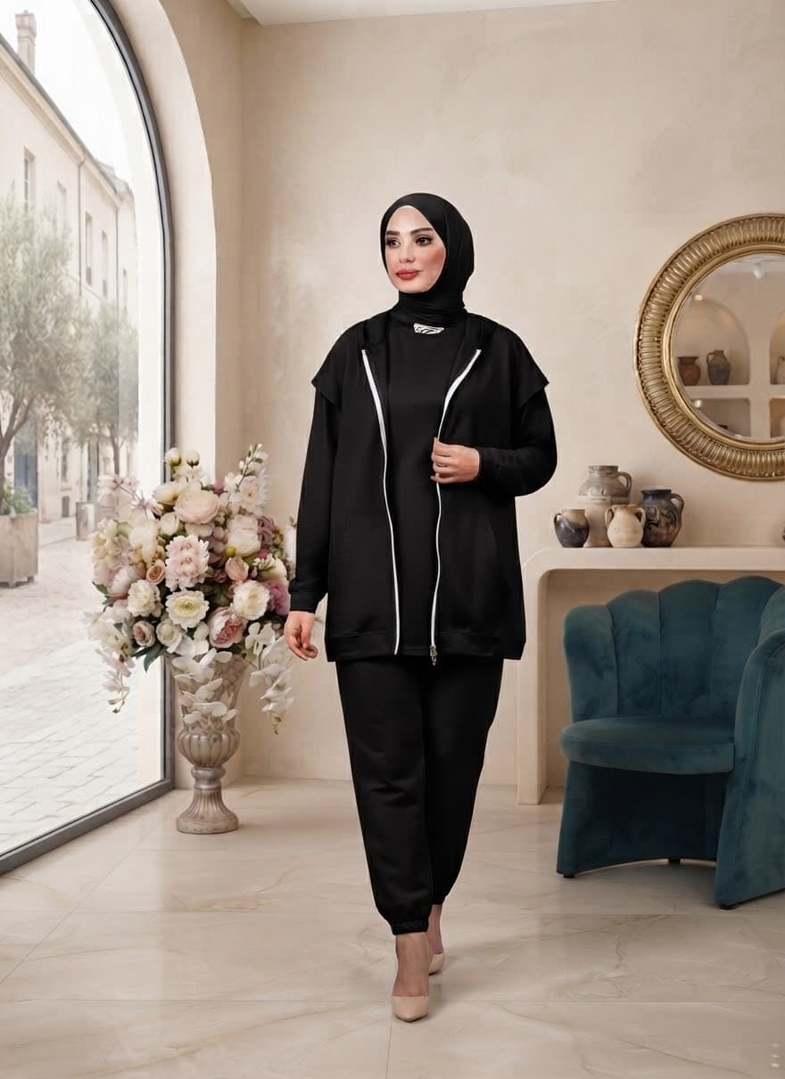set 3 pieces in BLACK
