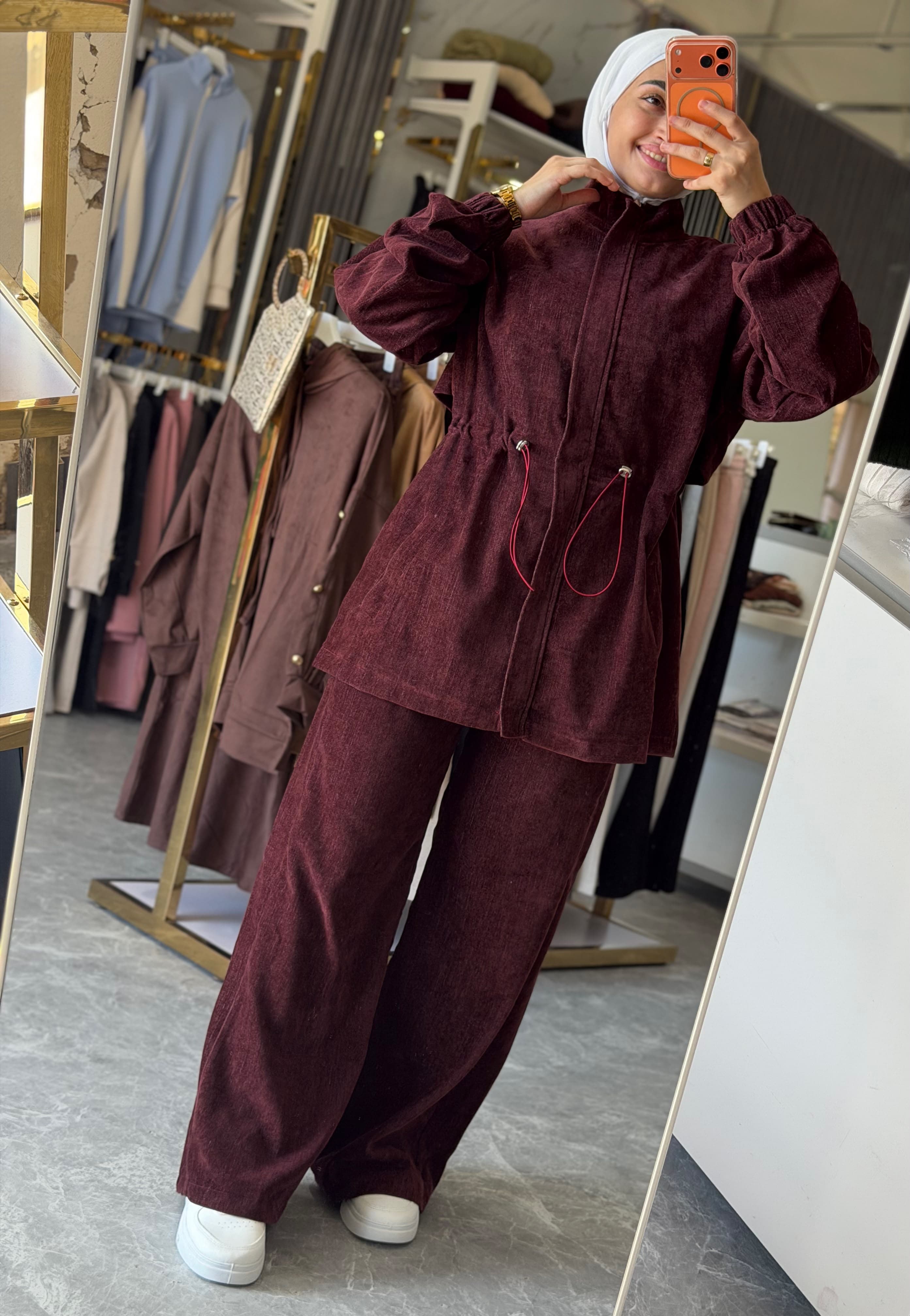 Velvet set in Bergandi